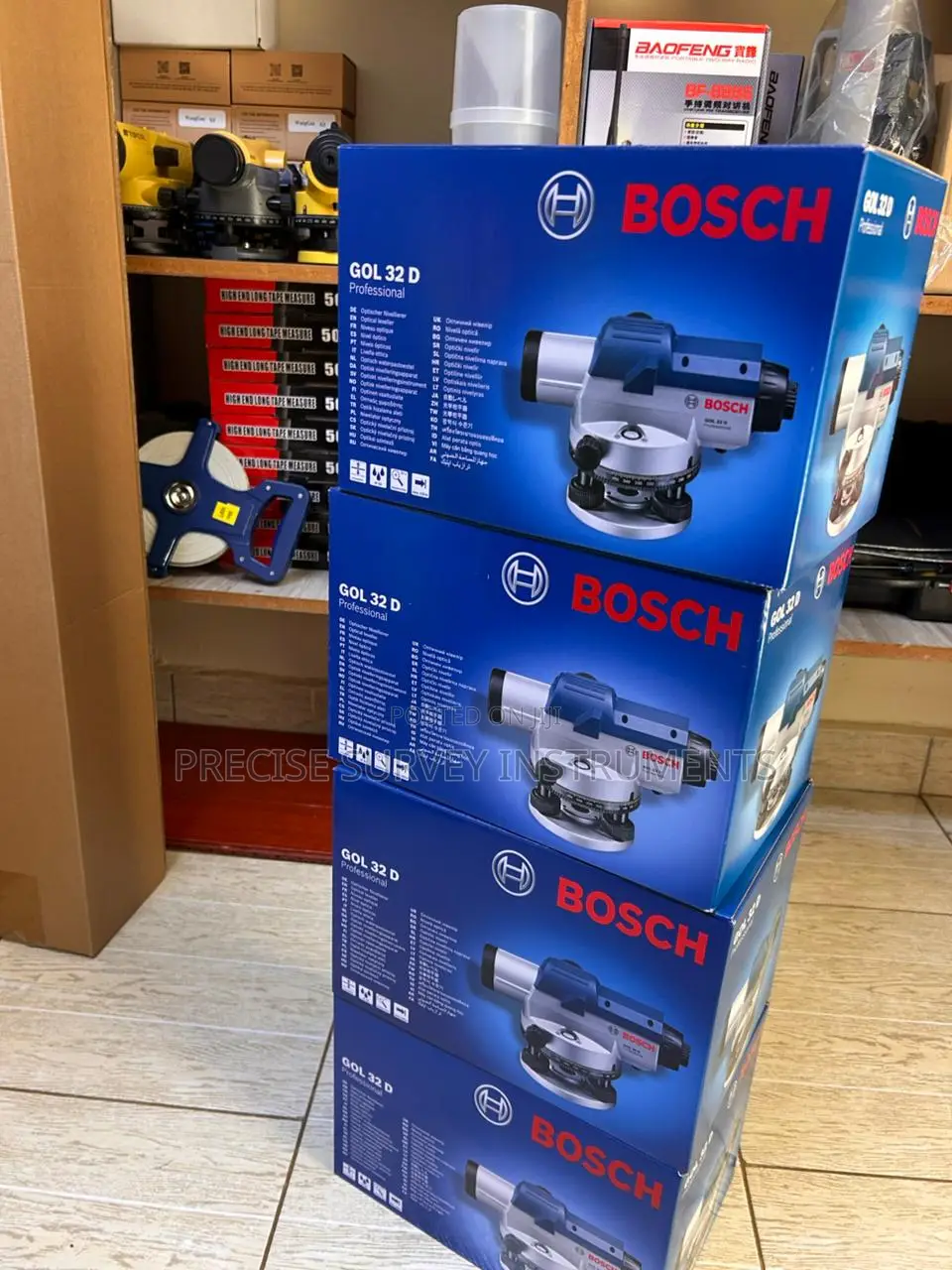 Heavy Duty Bosch Gol 32d Survey Level Set for Construction