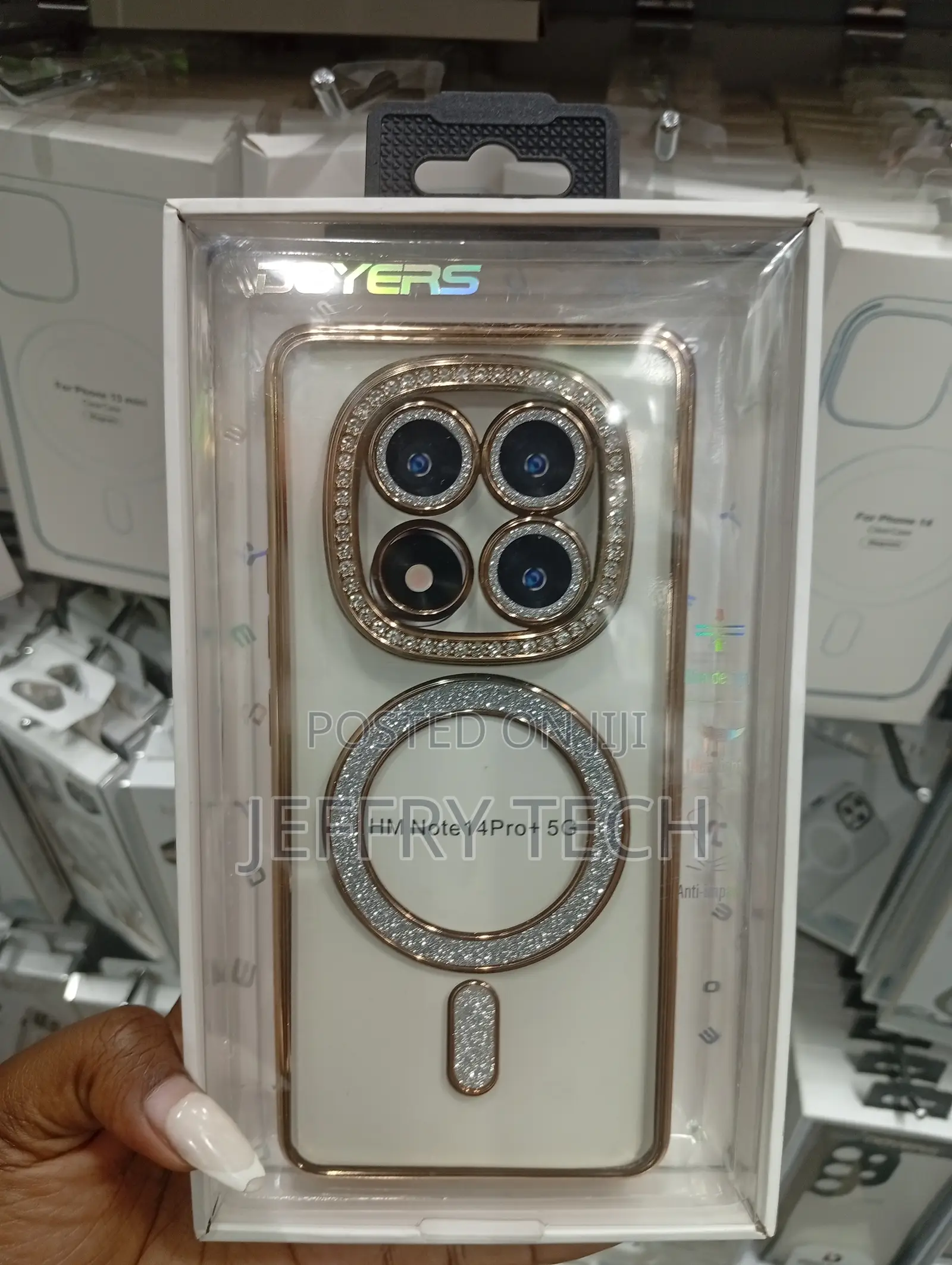 Redmi Note 14 Pro+ Skiise Plated Glitter Case