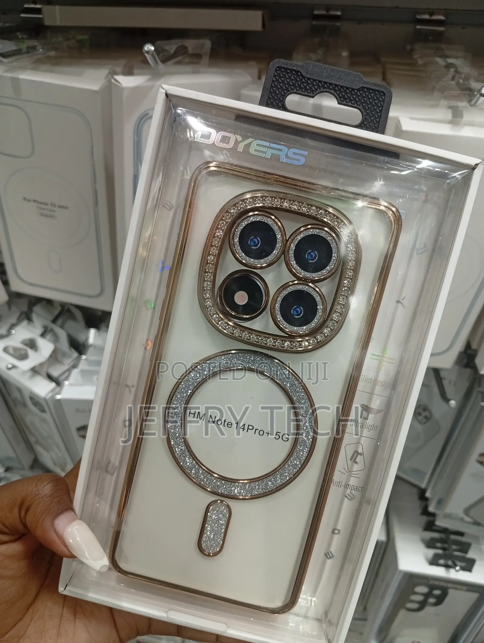 Redmi Note 14 Pro+ Skiise Plated Glitter Case