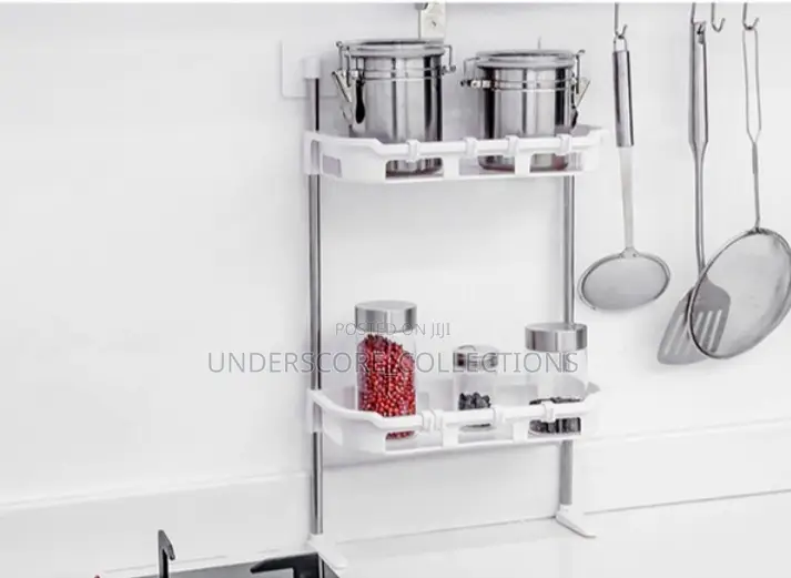 Two Layer Multi Functional Storage Rack for Kitchen and Bathroom.