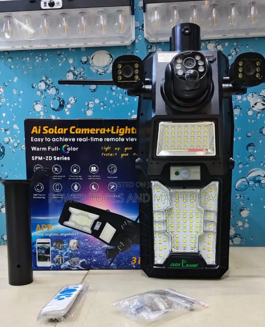 *450watts Solar Street Light With 4g Triple Lens Camera
