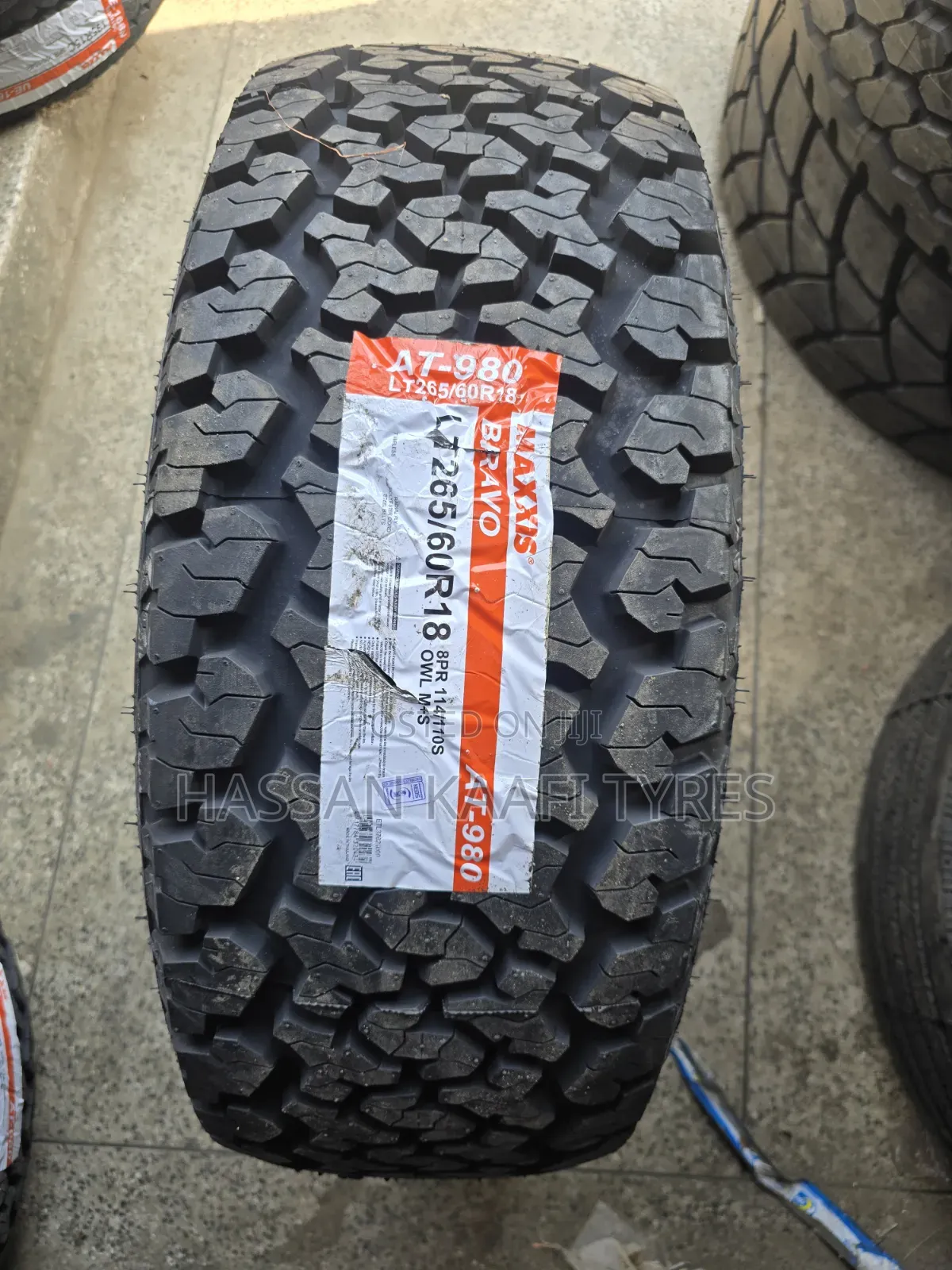 265/60r18 Maxxis Bravo a/T980