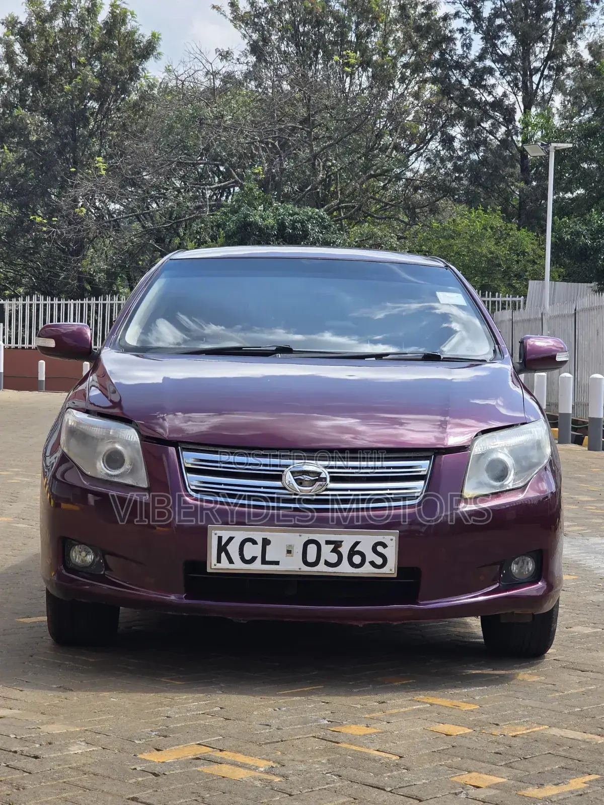Toyota Axio 2010 Maroon