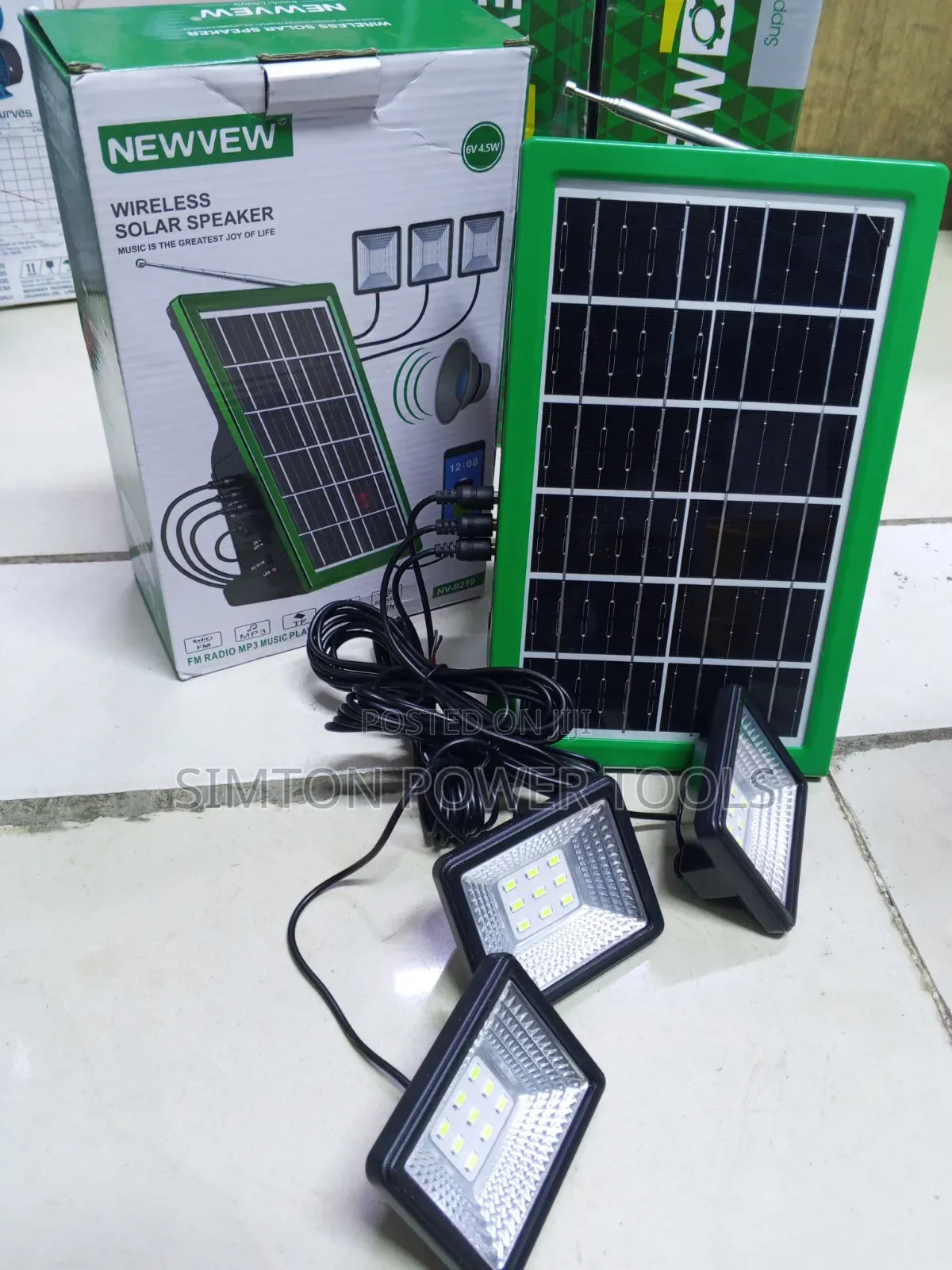 Newview Wireless Solar Speaker