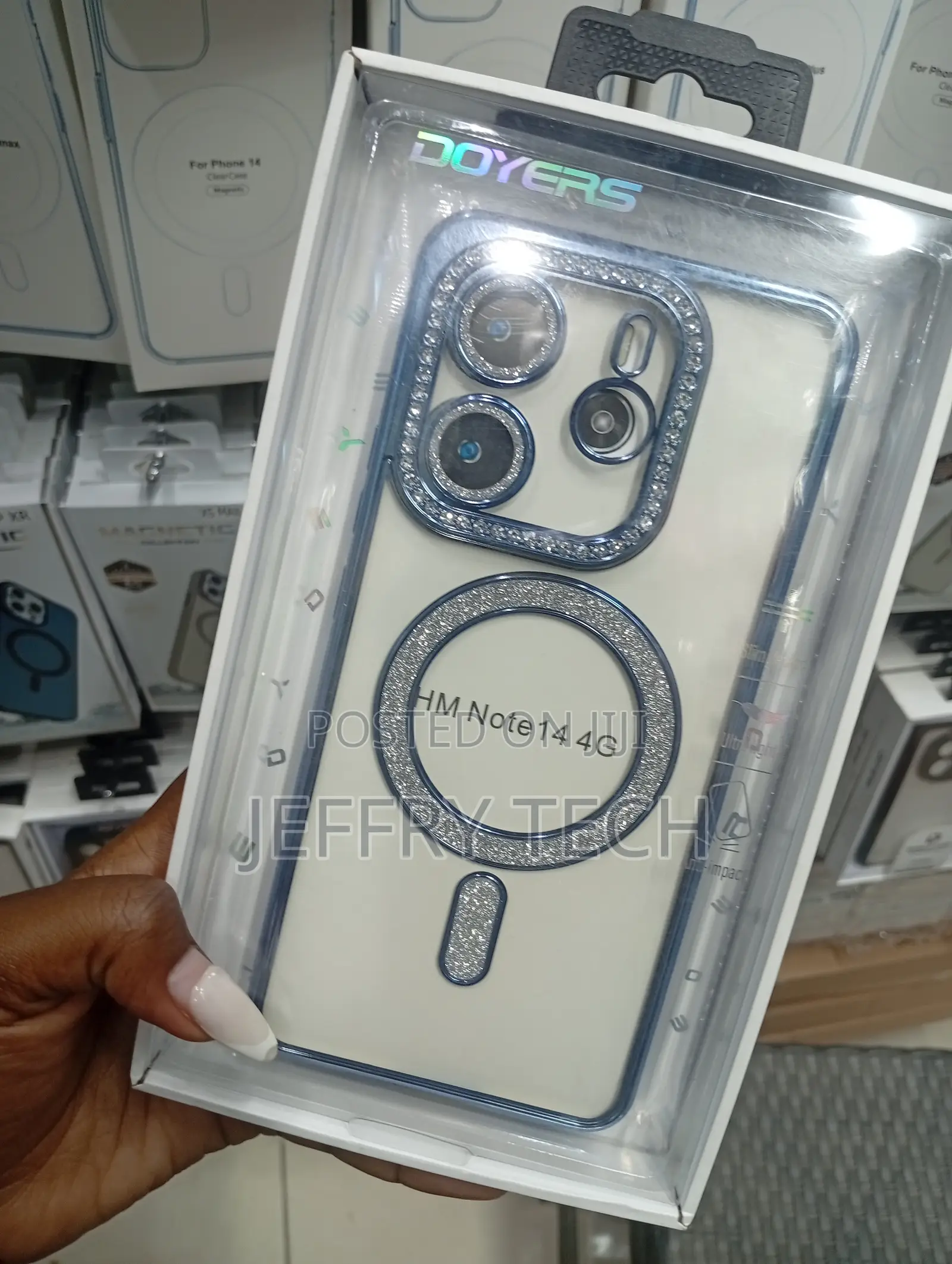 Xiaomi Redmi Note 14 Glitter-Infused Finish Cover