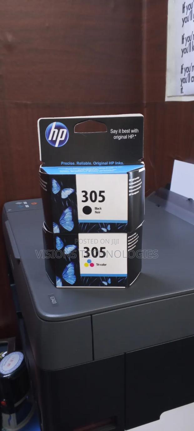 Black and Tricolor Hp305 Ink Cartridges