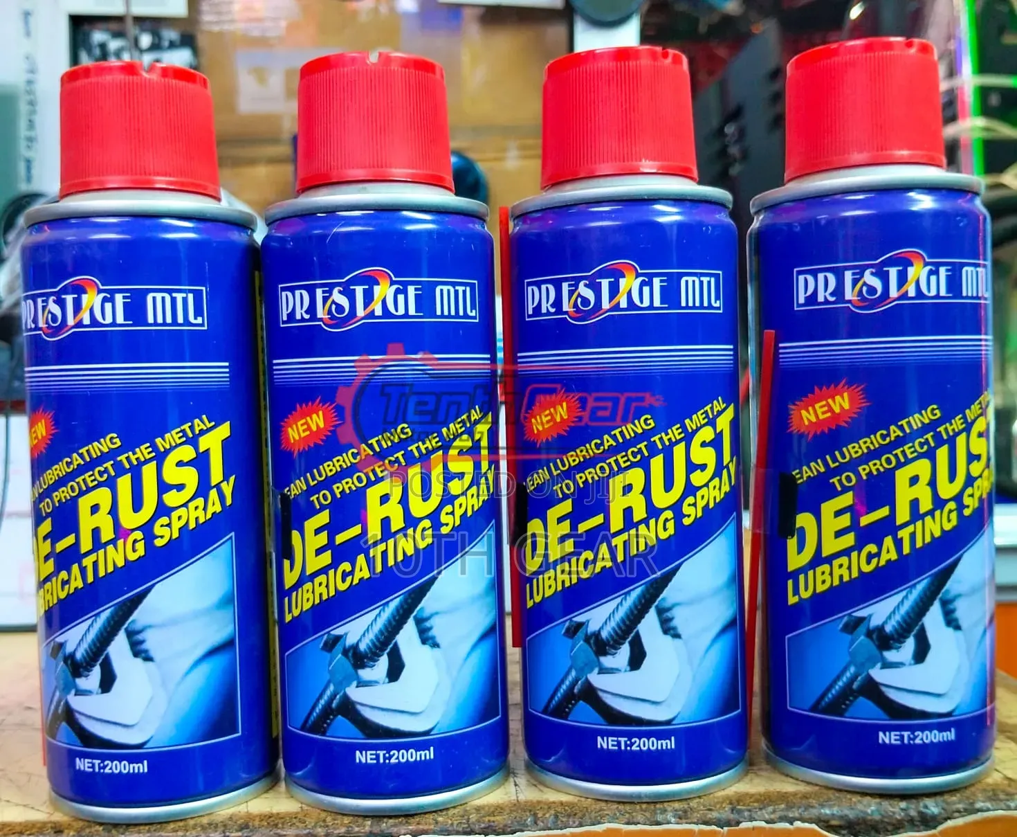 Prestige De-Rust Lubricant Spray 200ml