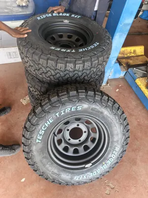 Landcruiser Steel Offset Rims With Tyres
