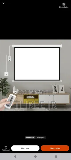 Brand New Electric Projection Screen Available for Sale