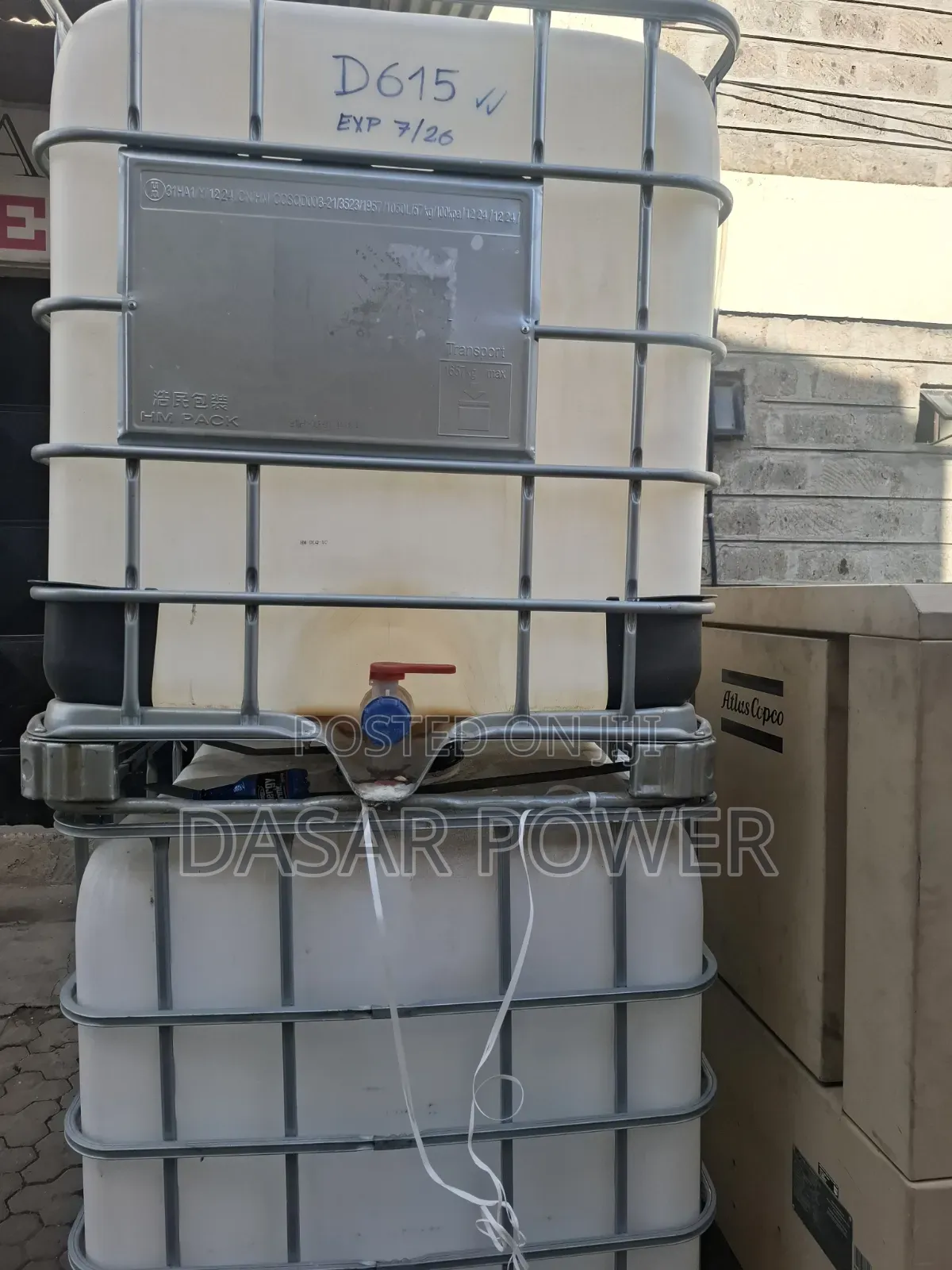 Caged Tanks 1000litres