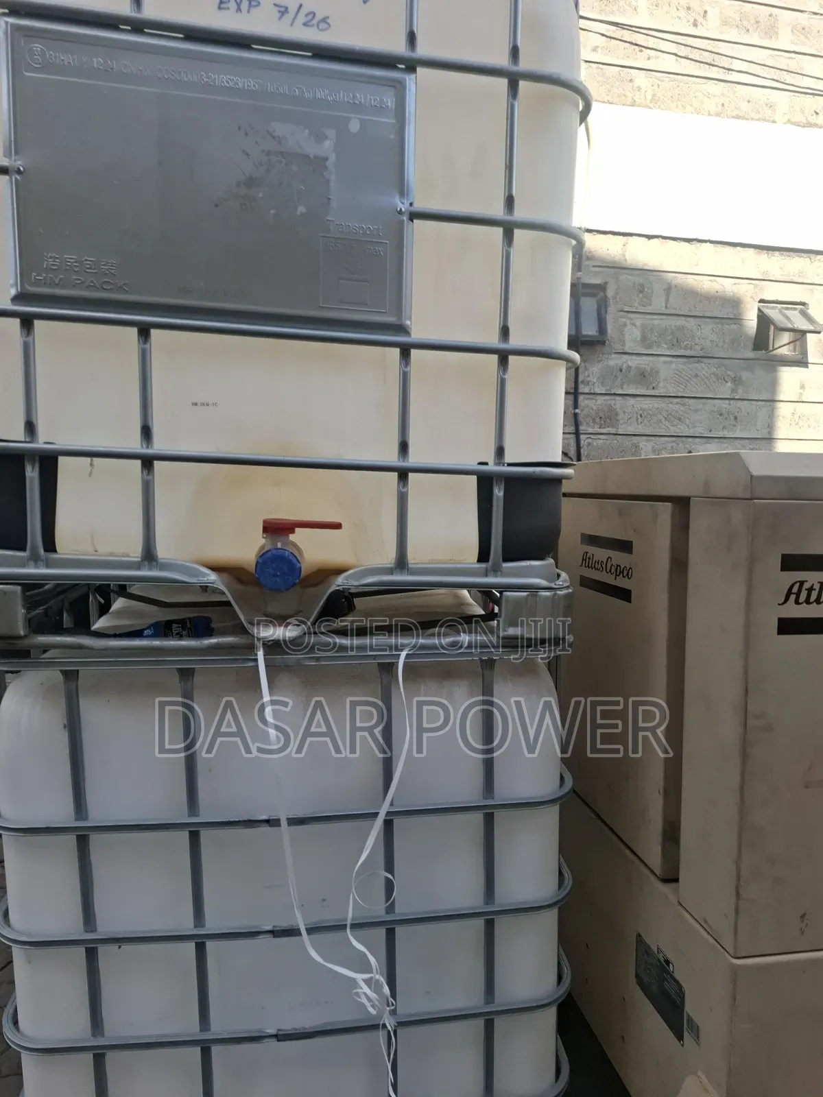 Caged Tanks 1000litres