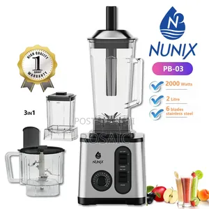 2000 Watts Nunix 3 in 1 Commercial Blender
