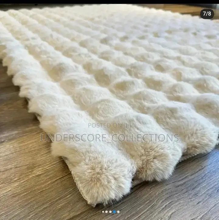 Ashler Rabbit Fur Soft Carpet Size 5*8