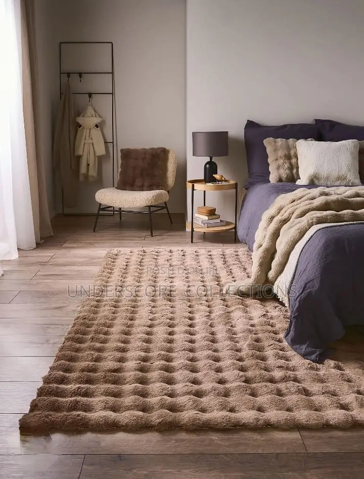 Ashler Rabbit Fur Soft Carpet Size 5*8