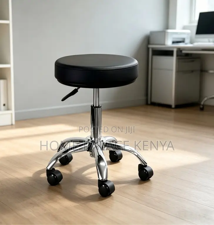 Bar Stool: Revolving Swivel Bar Stool With Wheels