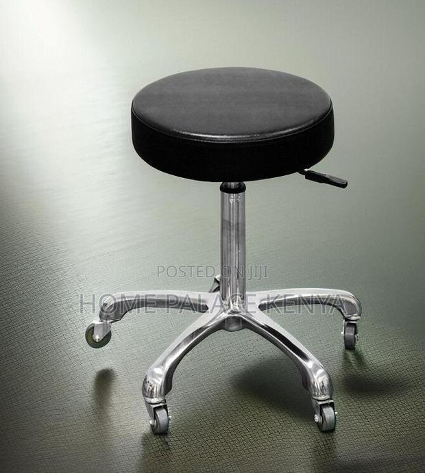 Bar Stool: Revolving Swivel Bar Stool With Wheels - thumbnail 5