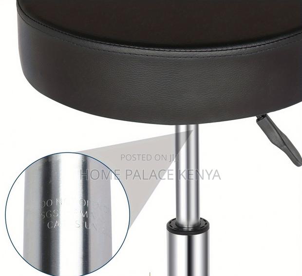 Bar Stool: Revolving Swivel Bar Stool With Wheels - thumbnail 8