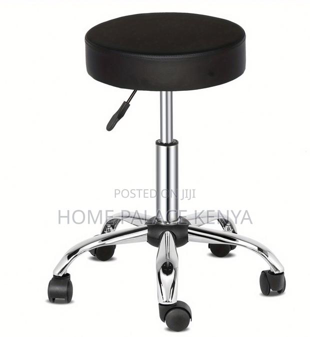 Bar Stool: Revolving Swivel Bar Stool With Wheels - thumbnail 11
