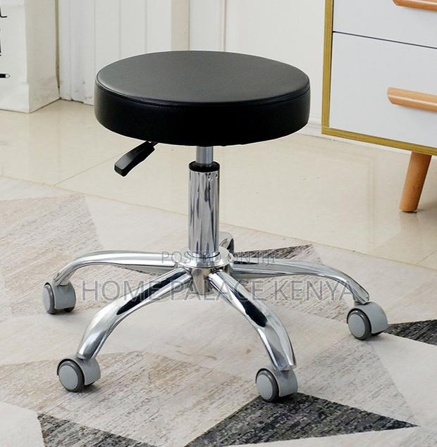 Bar Stool: Revolving Swivel Bar Stool With Wheels - thumbnail 12