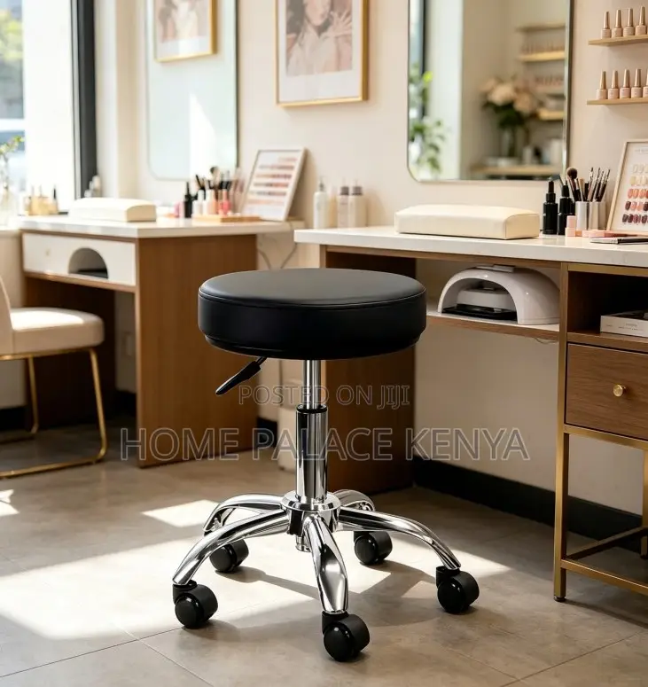 Bar Stool: Revolving Swivel Bar Stool With Wheels
