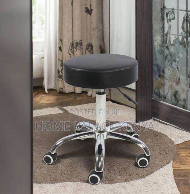 Bar Stool: Revolving Swivel Bar Stool With Wheels - thumbnail 14
