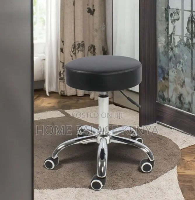 Bar Stool: Revolving Swivel Bar Stool With Wheels