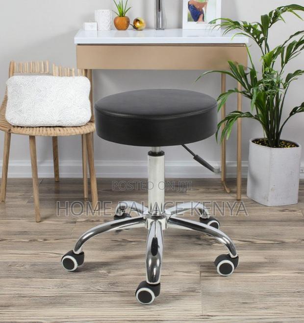 Bar Stool: Revolving Swivel Bar Stool With Wheels - thumbnail 15