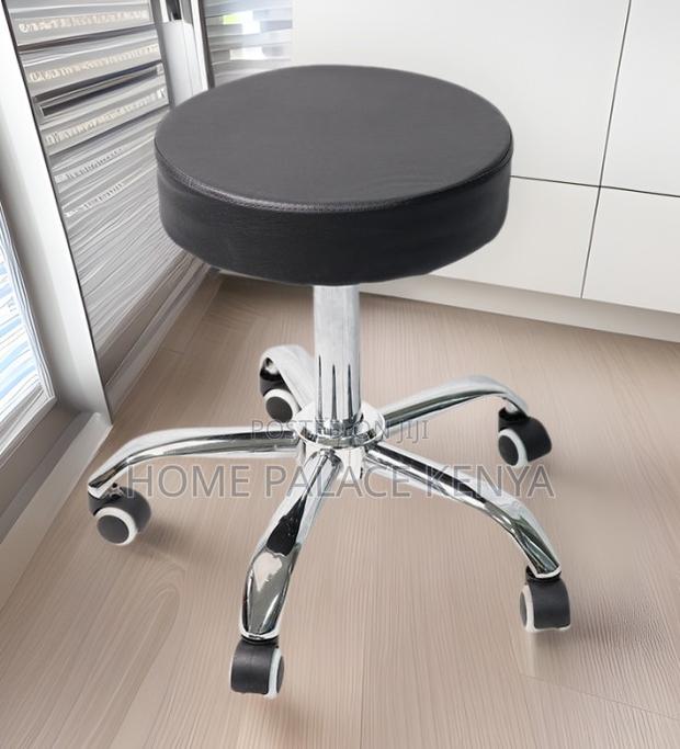 Bar Stool: Revolving Swivel Bar Stool With Wheels - thumbnail 17
