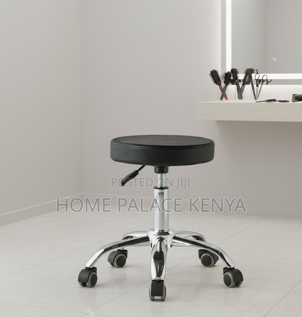 Bar Stool: Revolving Swivel Bar Stool With Wheels - thumbnail 18