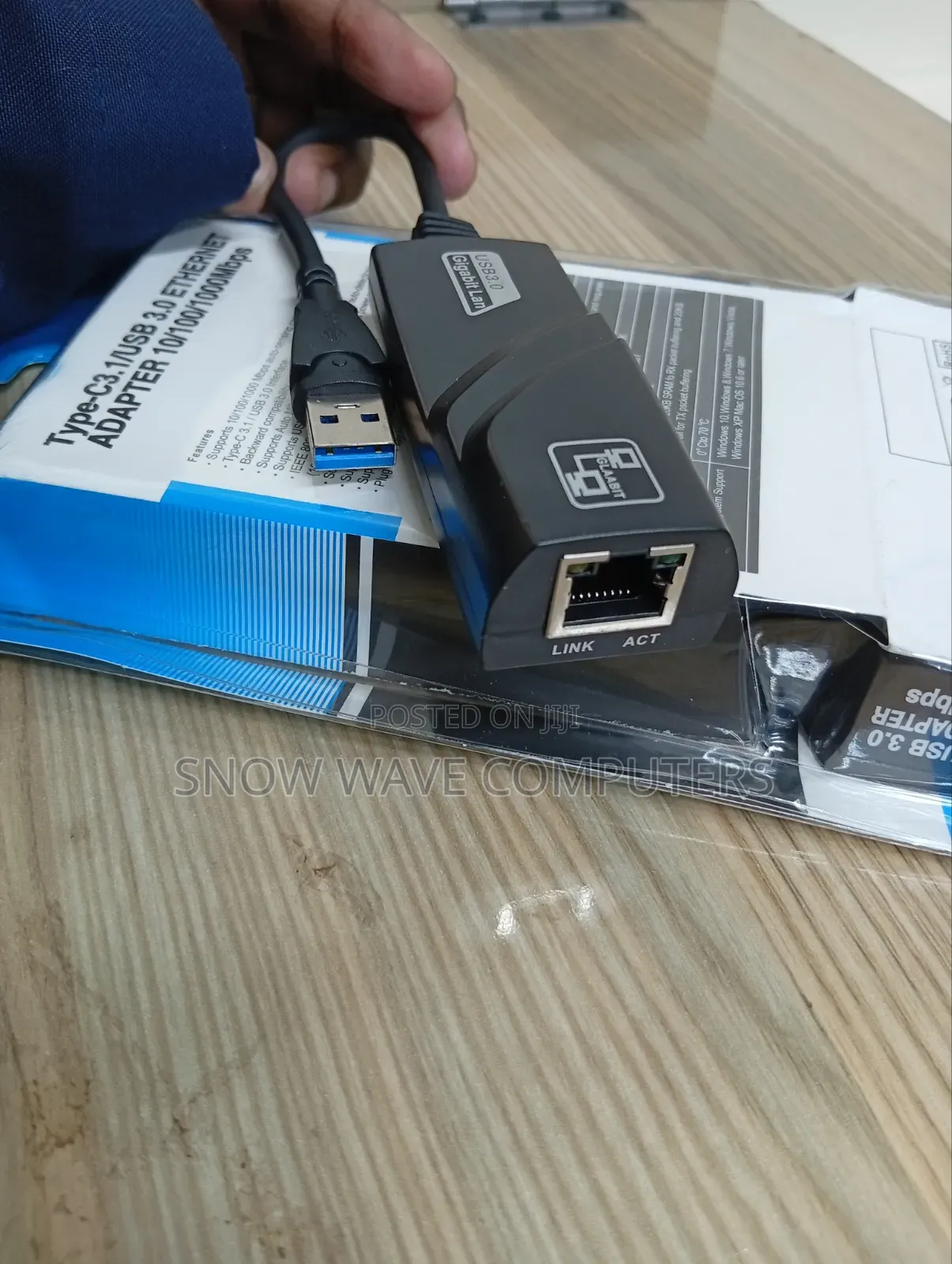 Usb 3.0 to Ethernet Adapter Pluggable Usb to Ethernet Adapter