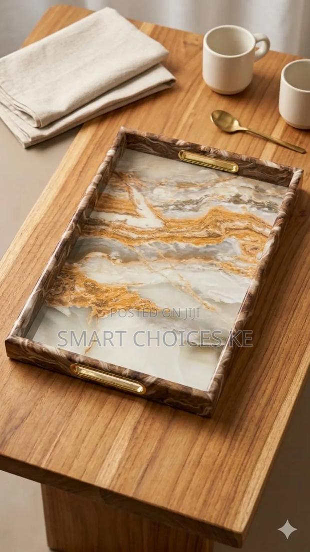 Marble PVC Decorative Tray
Material:Pvc
Colour:Brown - main view