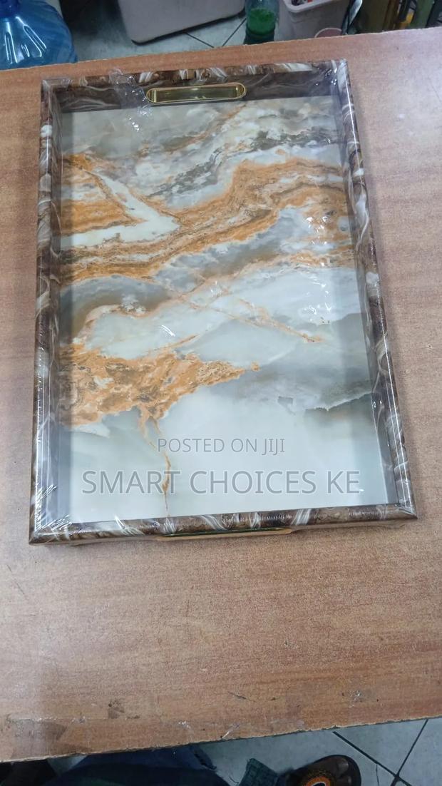 Marble PVC Decorative Tray
Material:Pvc
Colour:Brown - thumbnail 2