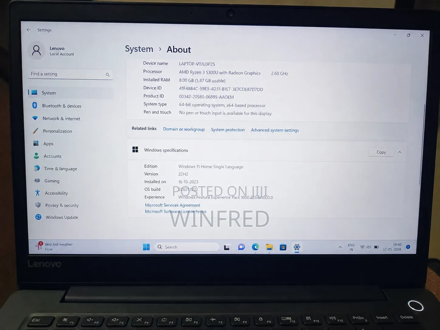 Laptop Lenovo Yoga 11e 64GB Intel Core i3 SSD 128GB