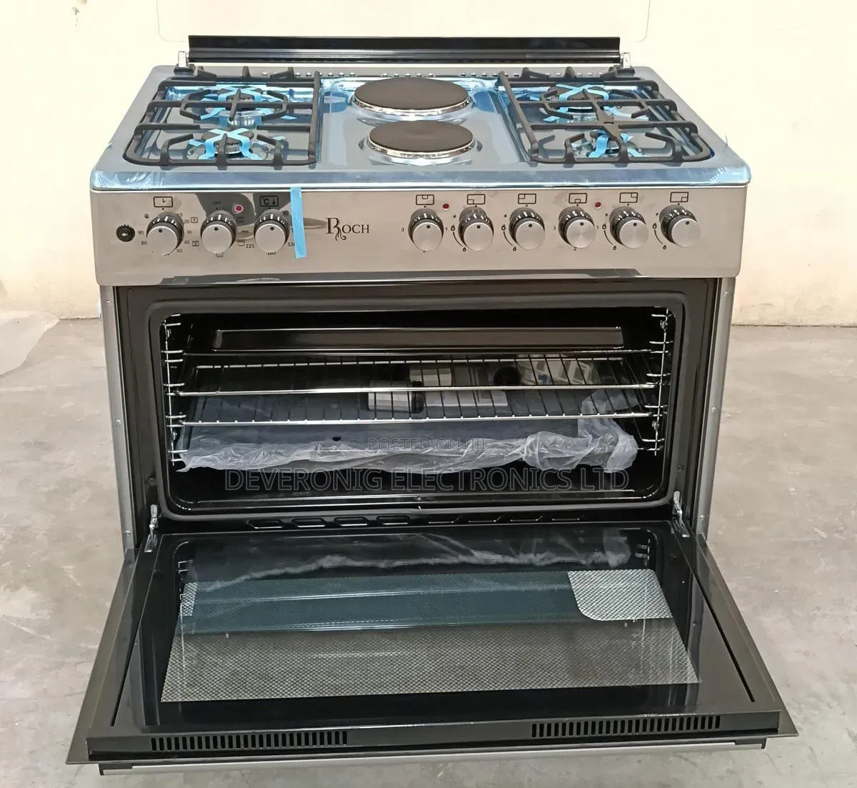 Roch Gas Cooker 90x60 Cm