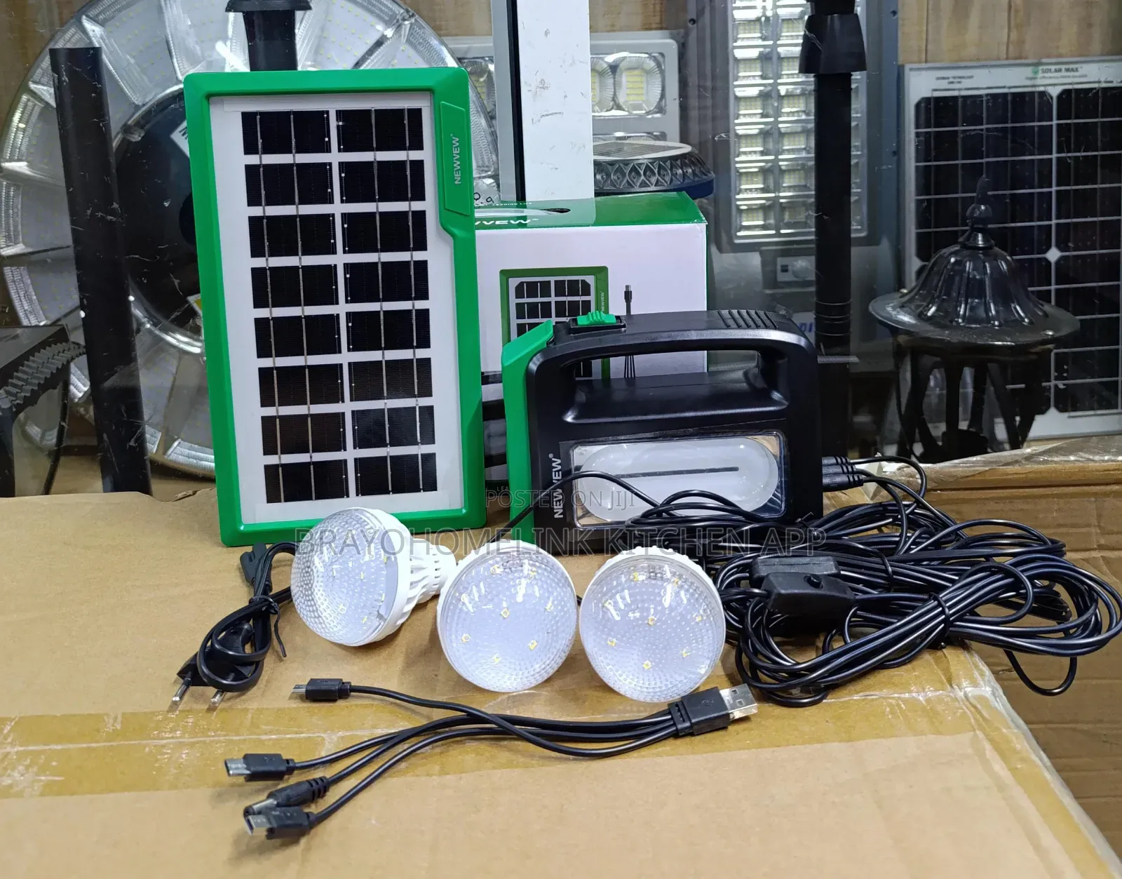 *Newvew Nv-T203 Solar Lighting System
