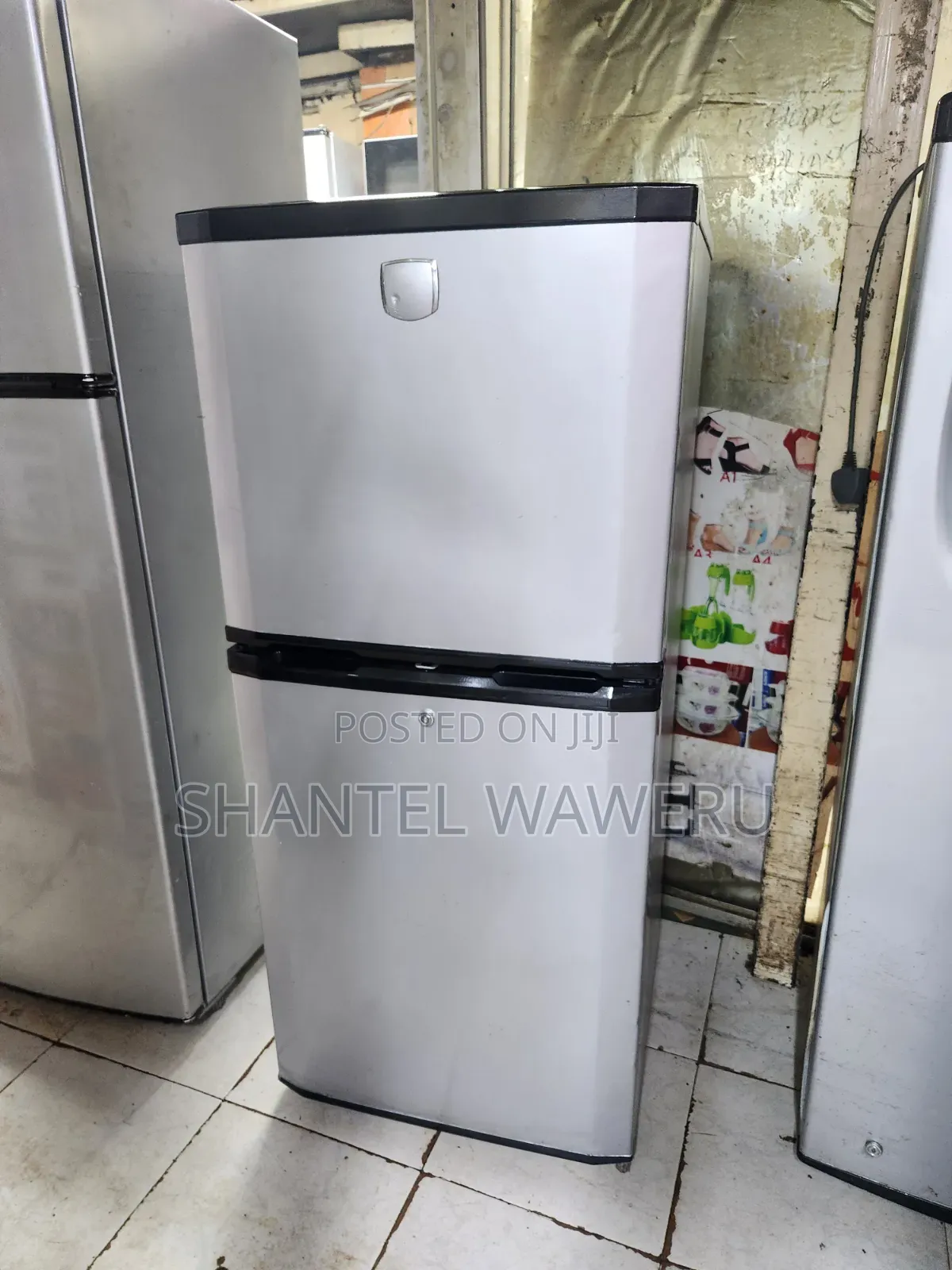 Double Door Silver Fridge 200litres
