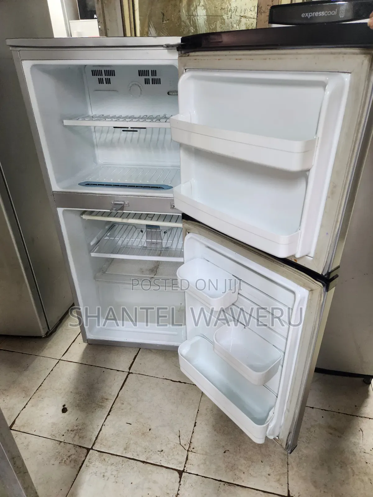 Double Door Silver Fridge 200litres