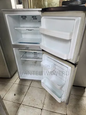 Double Door Silver Fridge 200litres