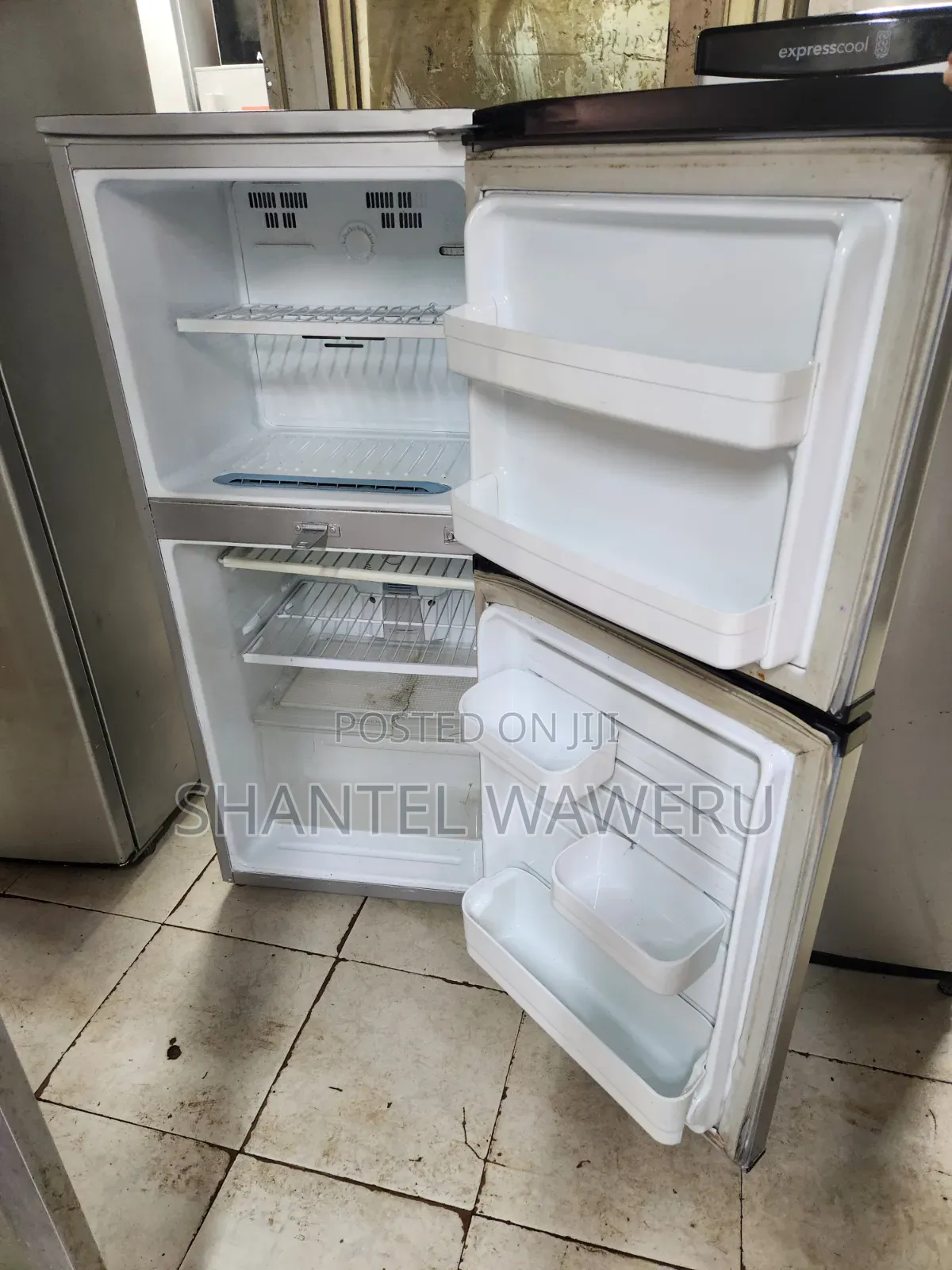 Double Door Silver Fridge 200litres