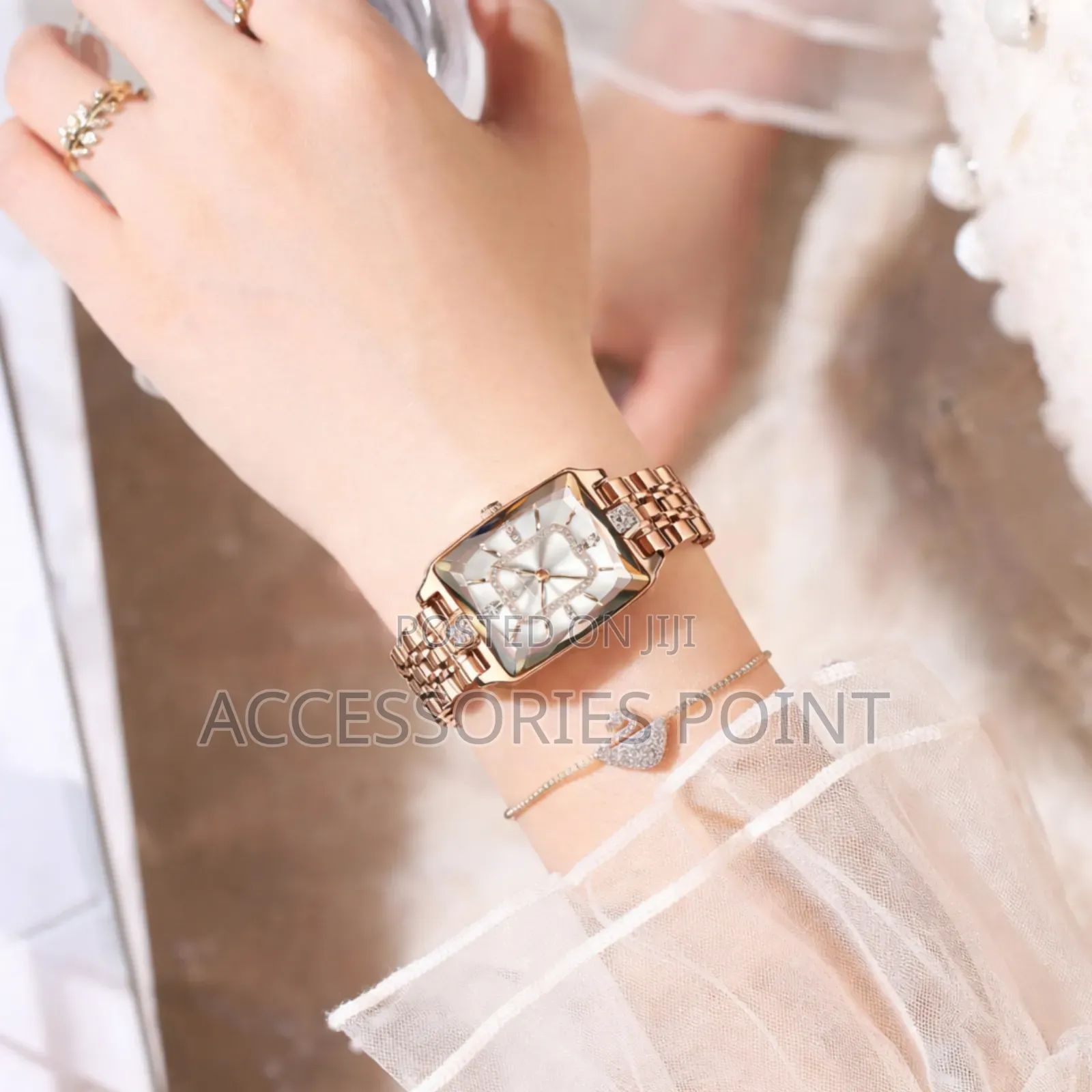 Poedagar Luxury Ladies Watch, Waterproof With Date, Stainless Steel