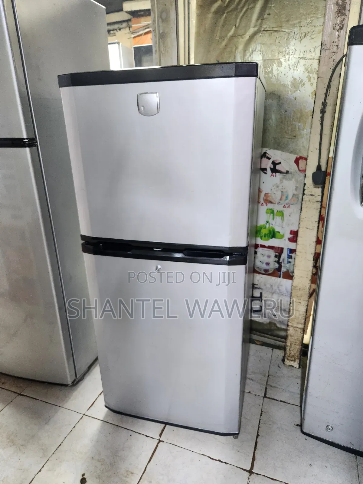 Double Door Silver Fridge 200litres