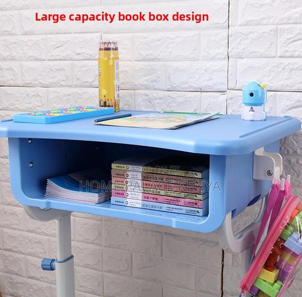 Study Desk: Plastic Student Desk and Chair Set - thumbnail 4