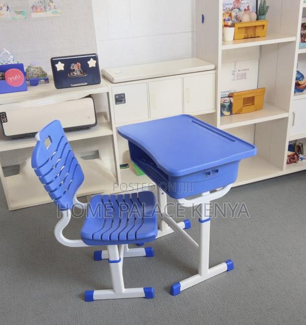 Study Desk: Plastic Student Desk and Chair Set - thumbnail 11