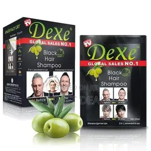 Dexe Dexe Black Hair Shampoo 25ml X10 - Natural Herbal Formula
