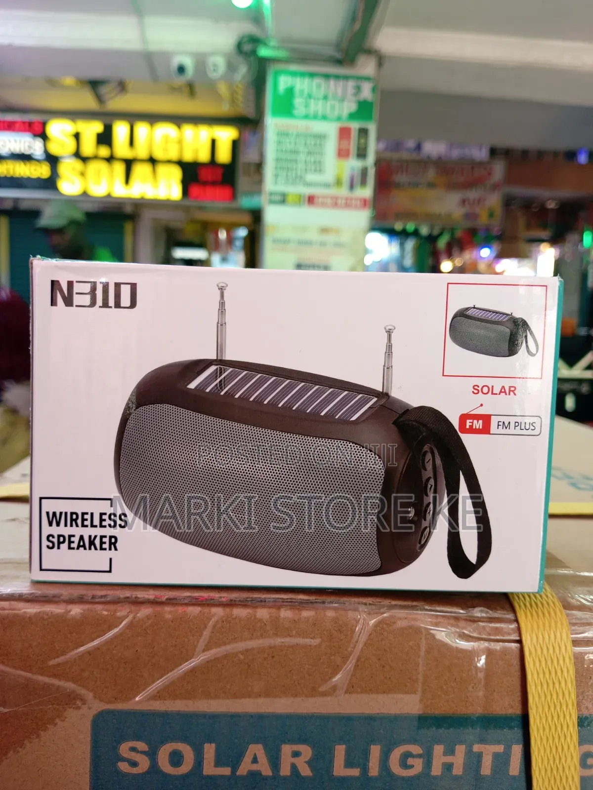N310 Wireless Bluetooth Speaker/Portable Speaker With a Solar Charging