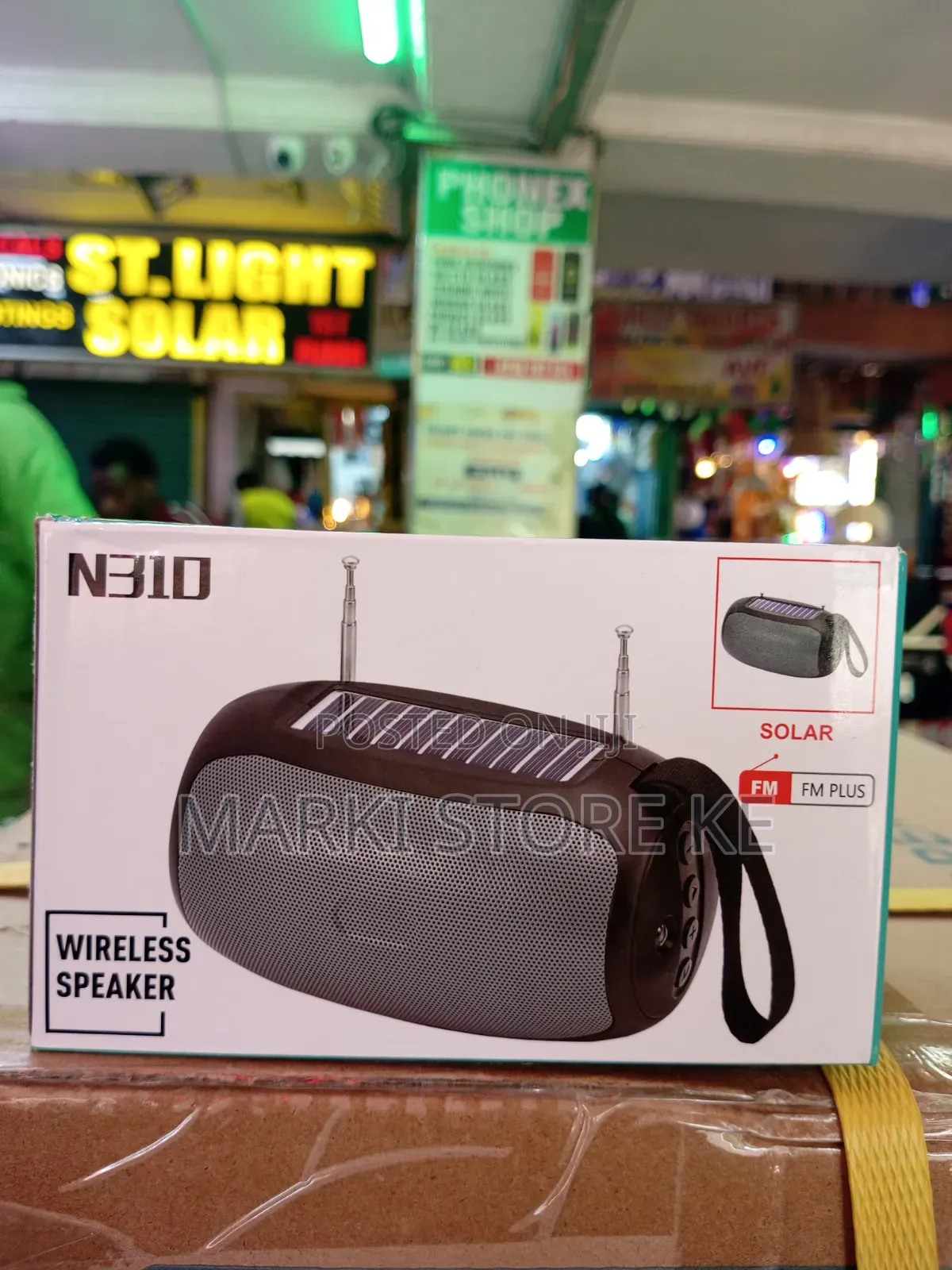 N310 Wireless Bluetooth Speaker/Portable Speaker With a Solar Charging