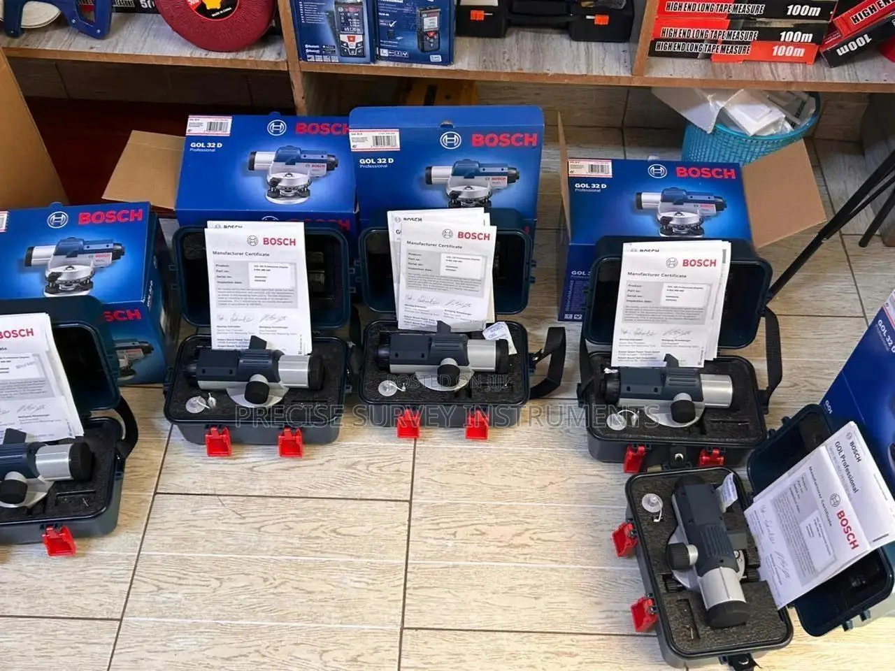 Bosch Gol 32d Construction Survey Kit With Strong Build