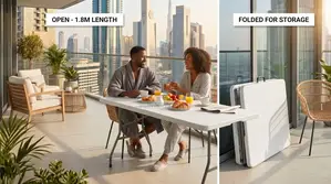 Portable Multipurpose Folding Table for Indoor Outdoor