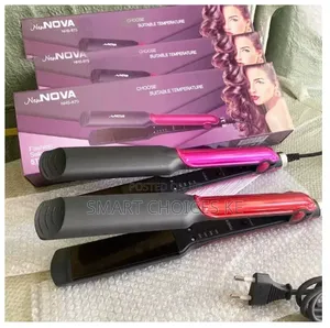 Cronier Professional 2in1 Ceramic Flat Iron Hair Straightener