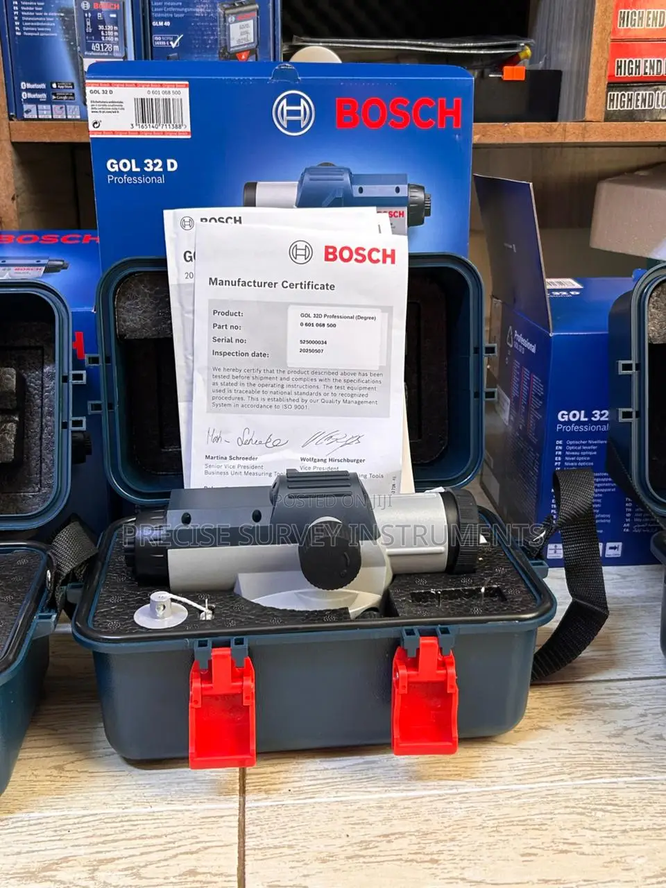 Bosch Gol 32d Precision Level Instrument for Builders